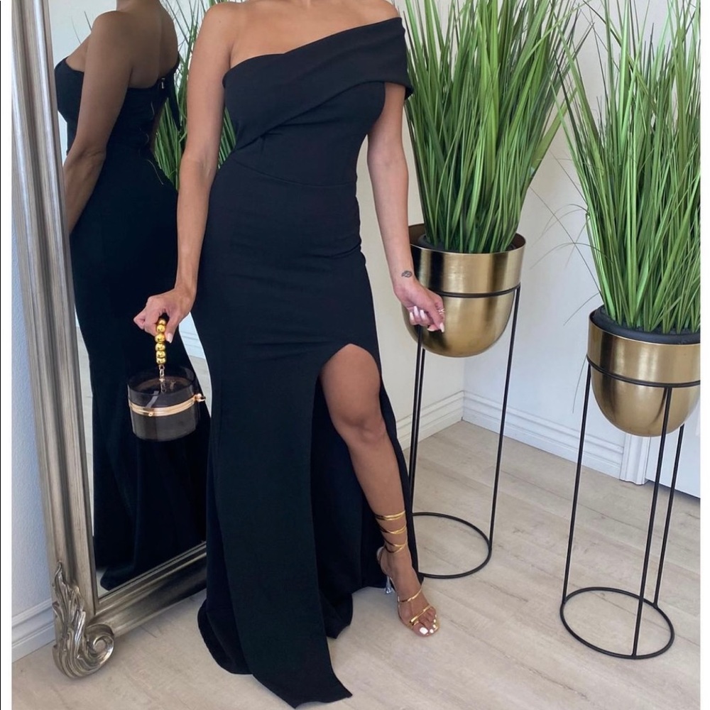 Black formal dress